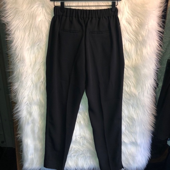 J. Crew Black Drapey Pull On Pants Size 00 - Picture 3 of 8